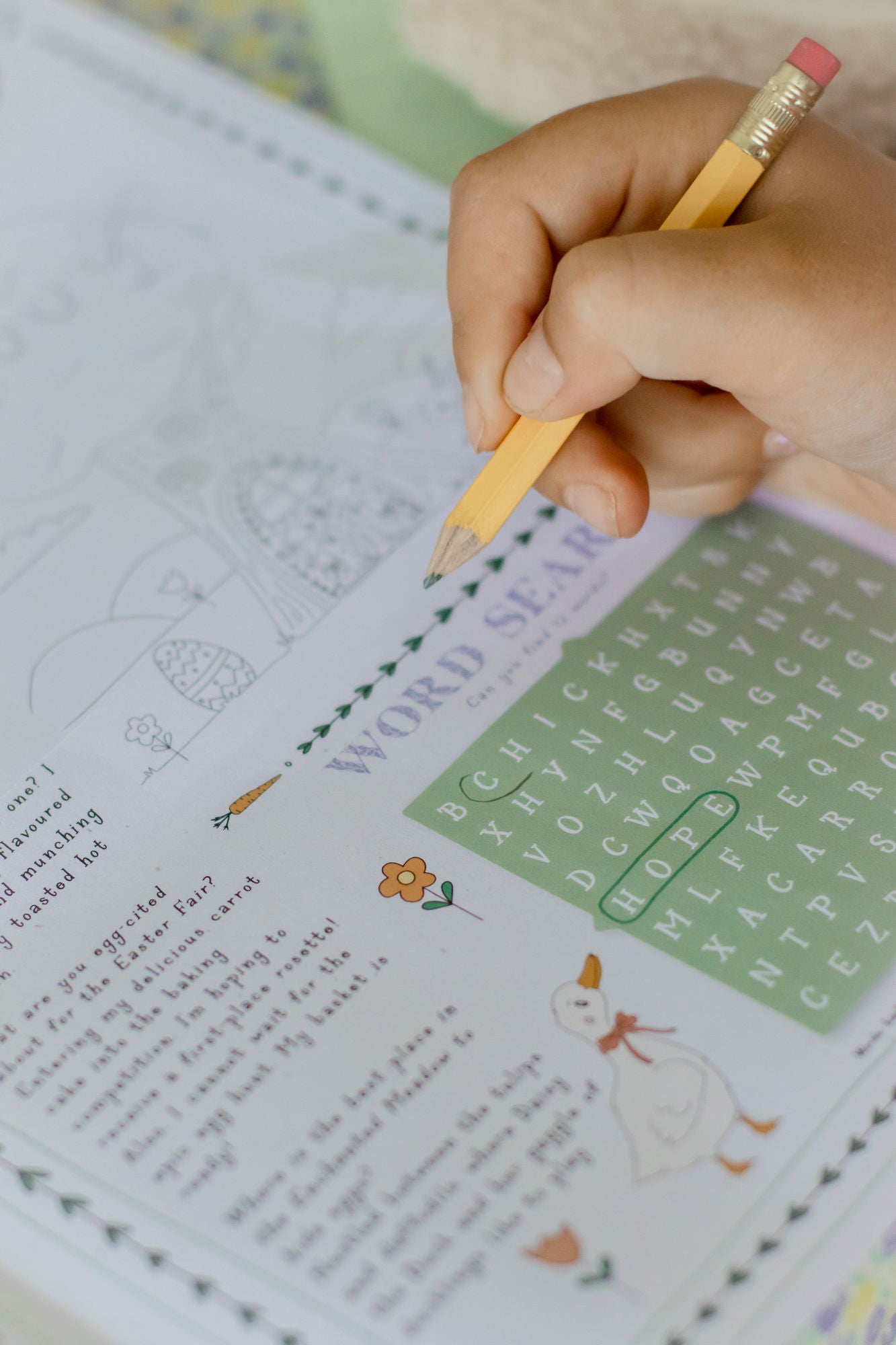 Bunny Post & Pencil Bundle