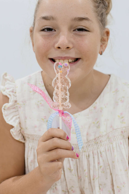 Bunny Lollipop - Cotton Candy Pink