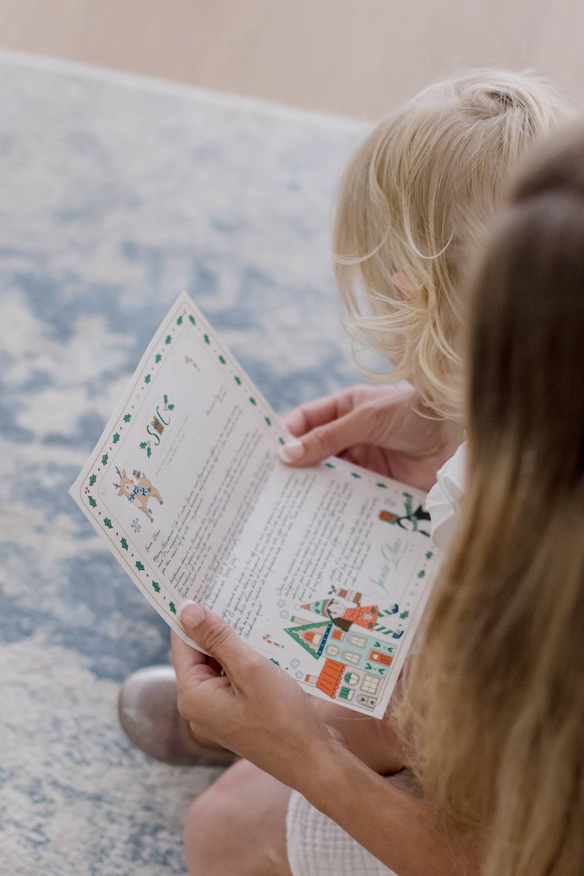 The Illustrated Christmas Morning Santa Letter