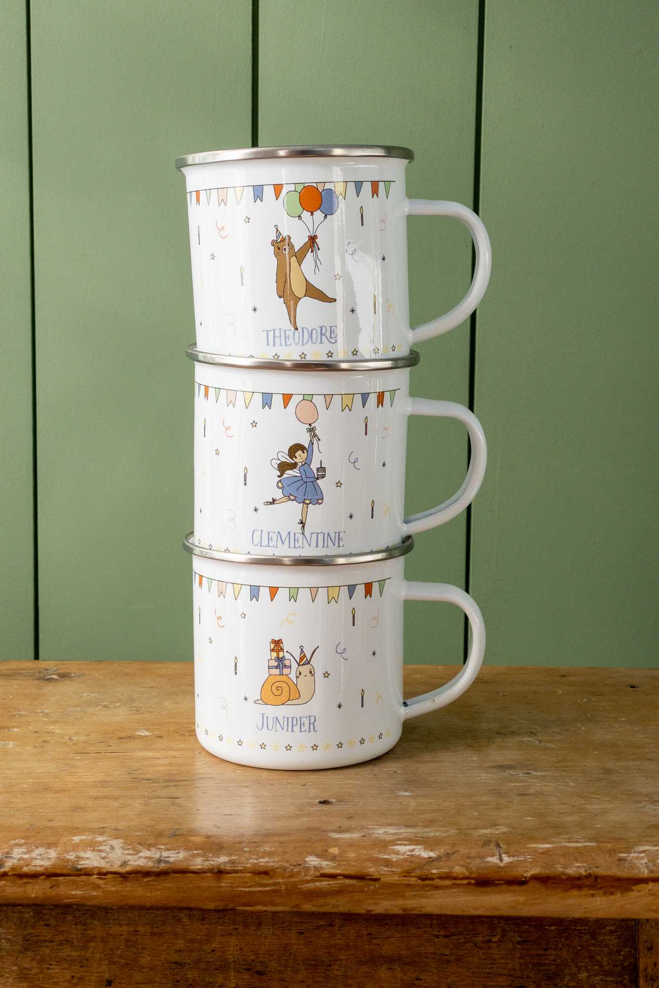 Personalised Birthday Enamel Mug