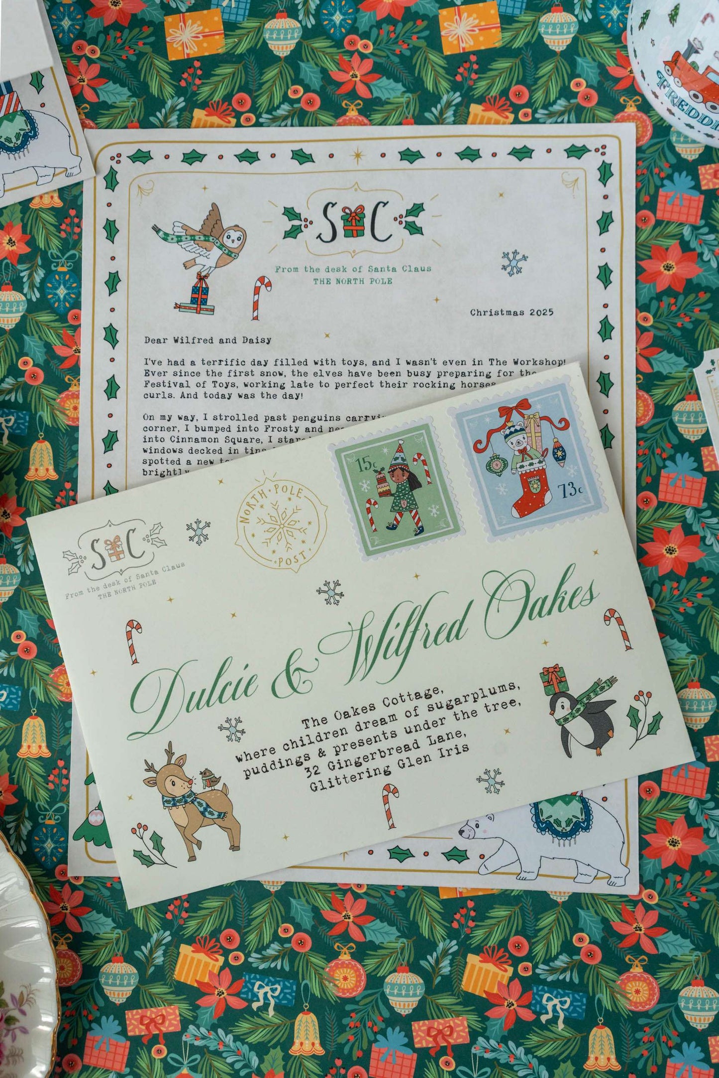 Backdated The Illustrated Santa Letter