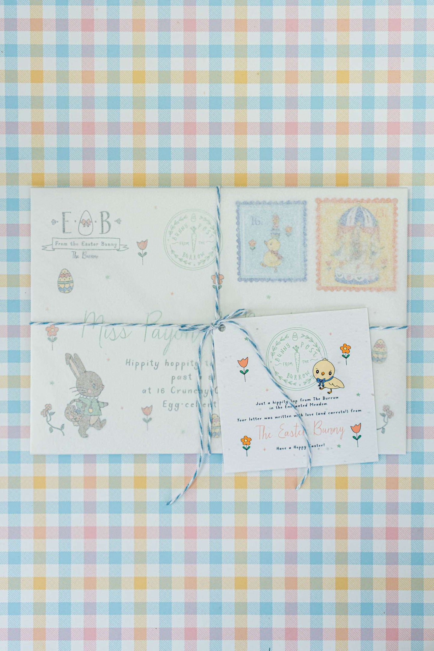 Illustrated Easter Bunny Letter