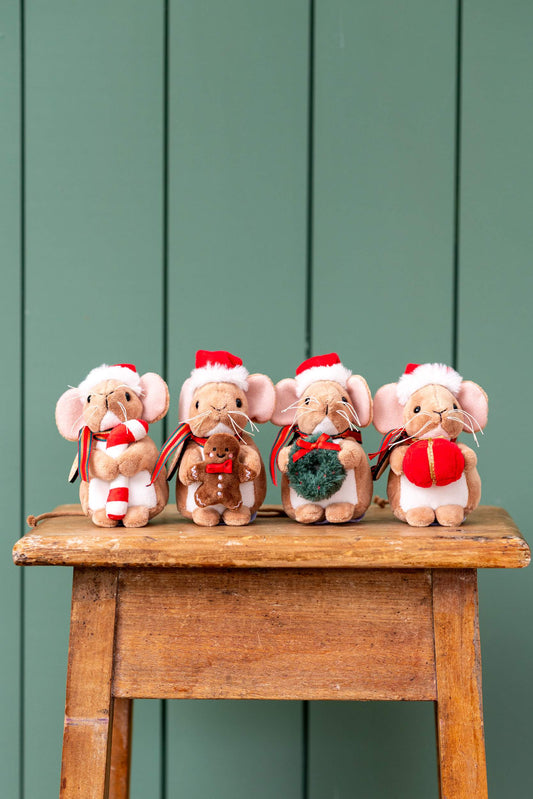 Mittens the Christmas Mouse Soft Toy