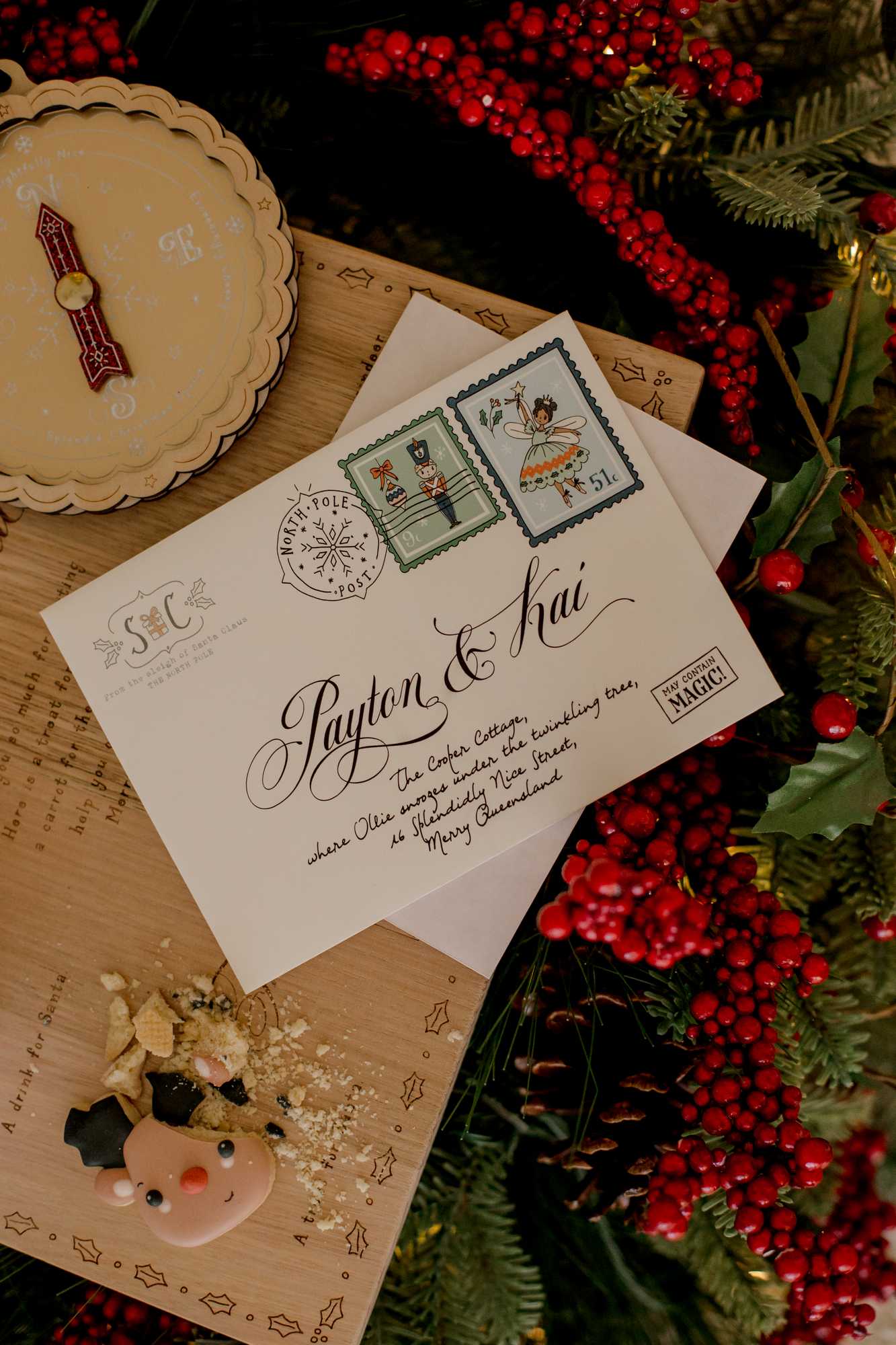 The Classic Christmas Morning Santa Letter