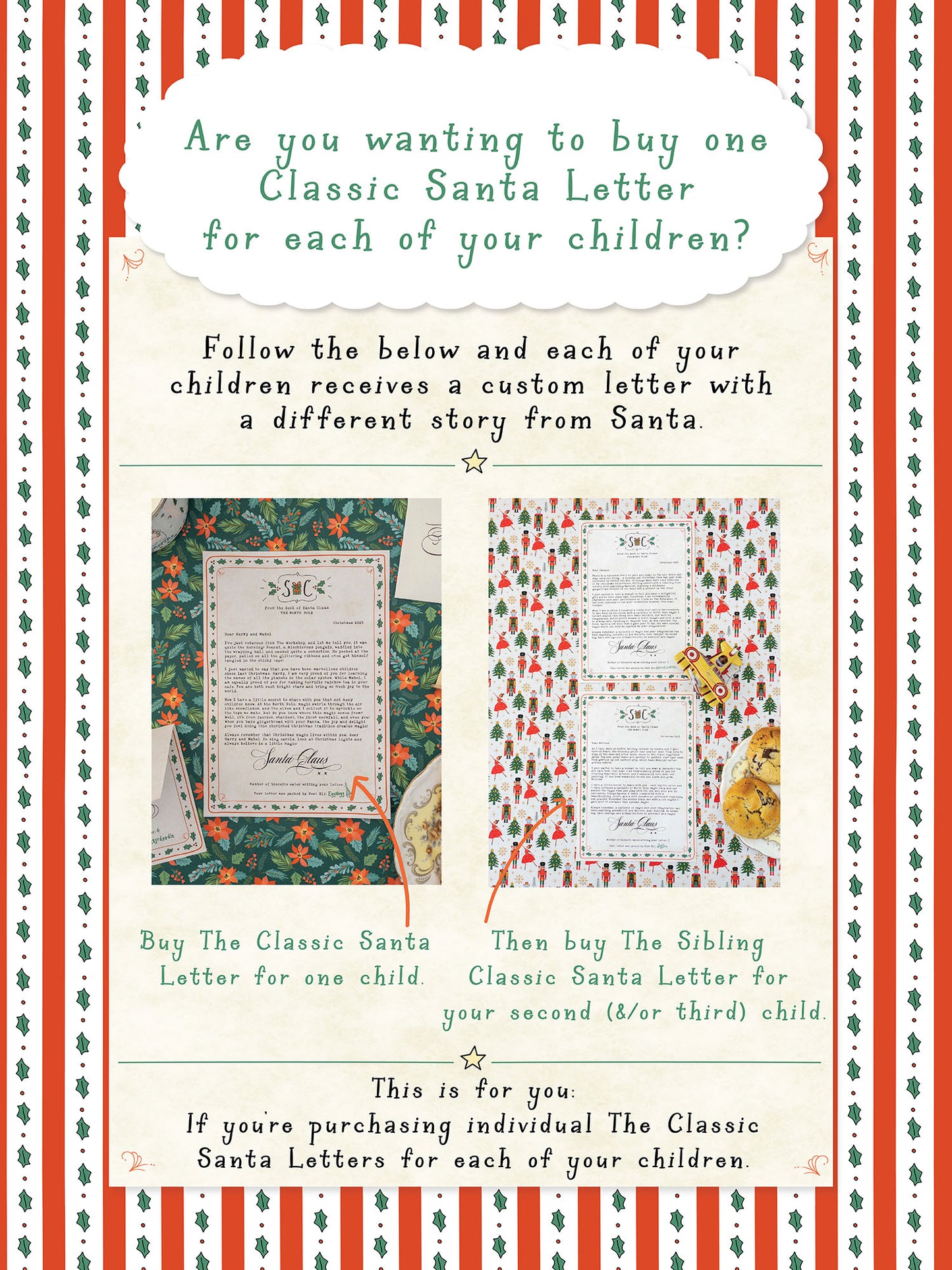 The Sibling Classic Santa Letters