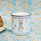 Personalised Easter Enamel Mug - Bunny Script