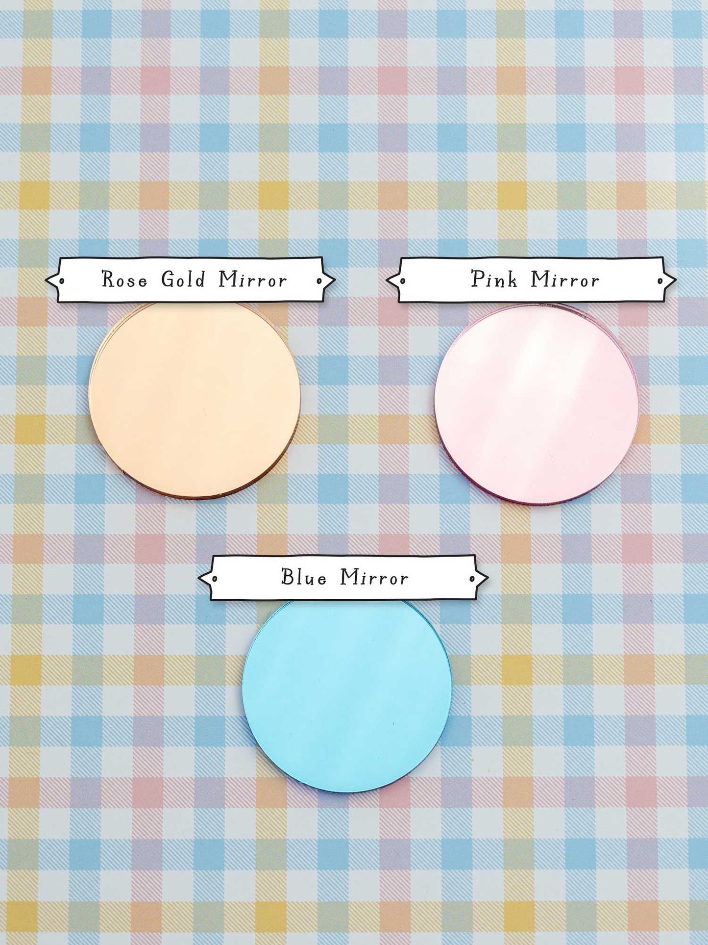 Custom Scalloped Basket Tag