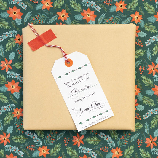 Personalised Santa Gift Tags - Pack of 12