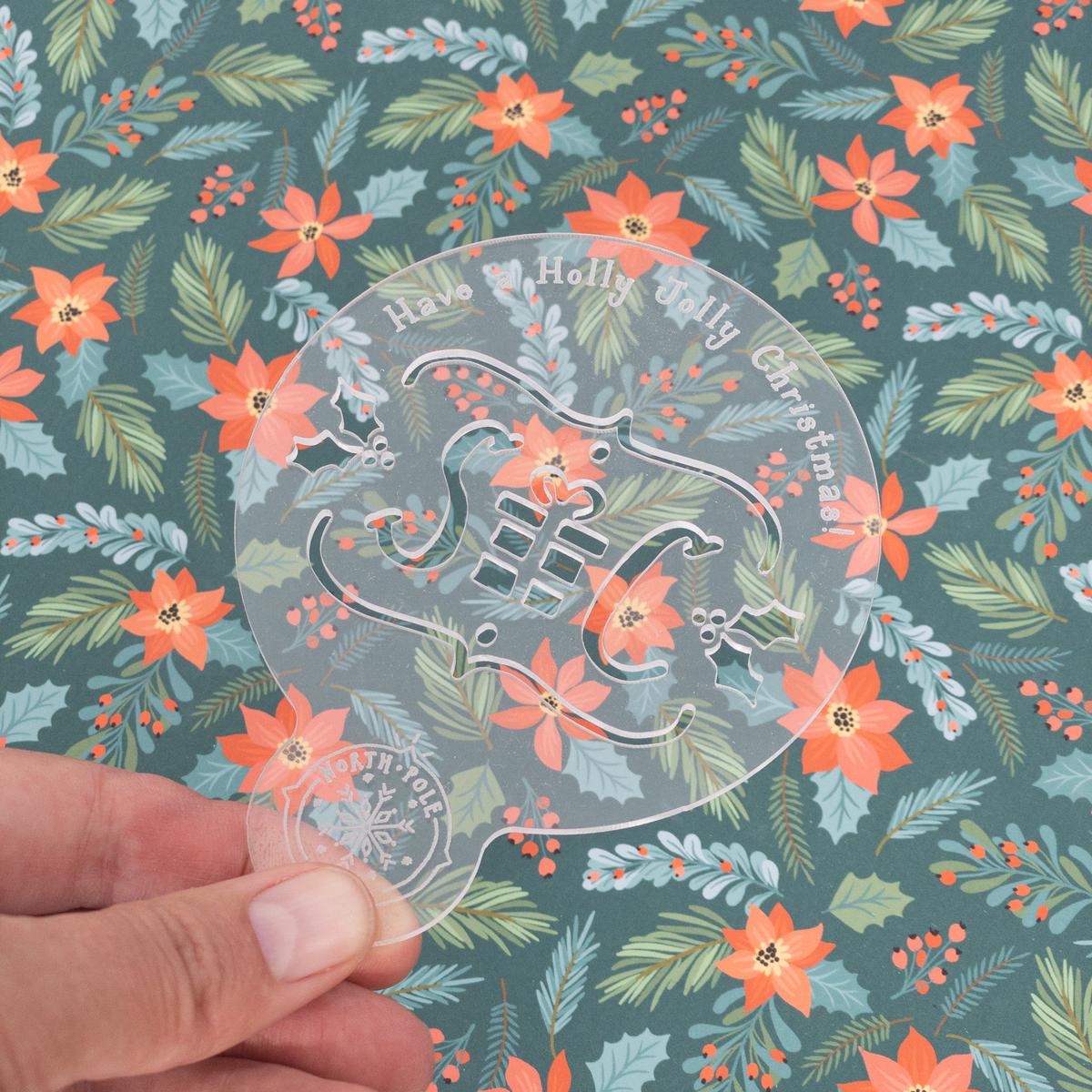 Mrs Claus' Hot Chocolate Stencils