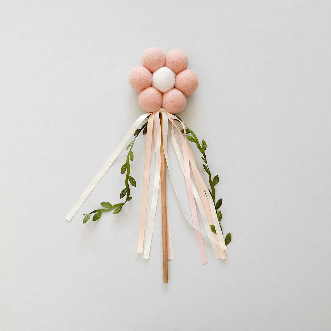 Pink Daisy Flower Wand