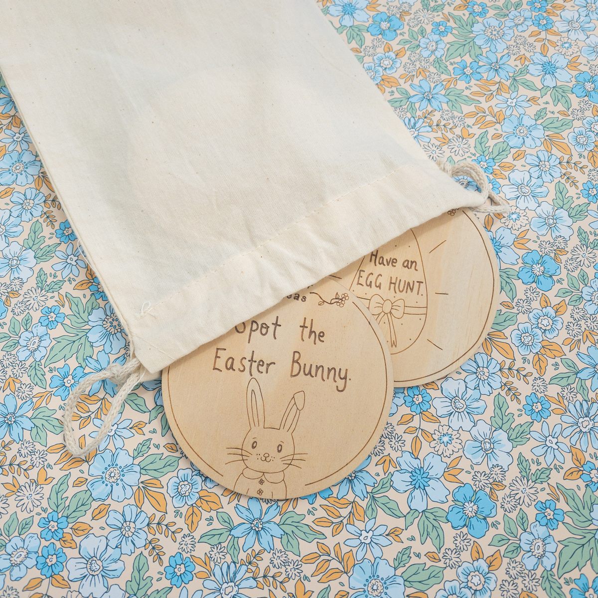 Easter Idea Wooden Discs – Pack of 12