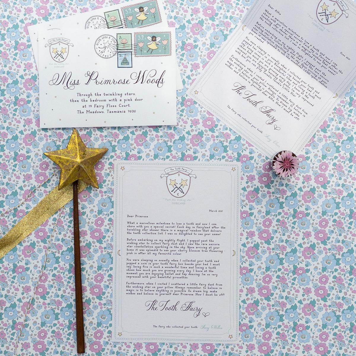 The Tooth Fairy - personalised letter