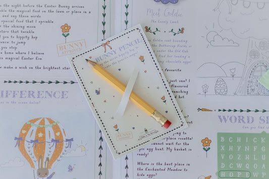 Bunny Post & Pencil Bundle