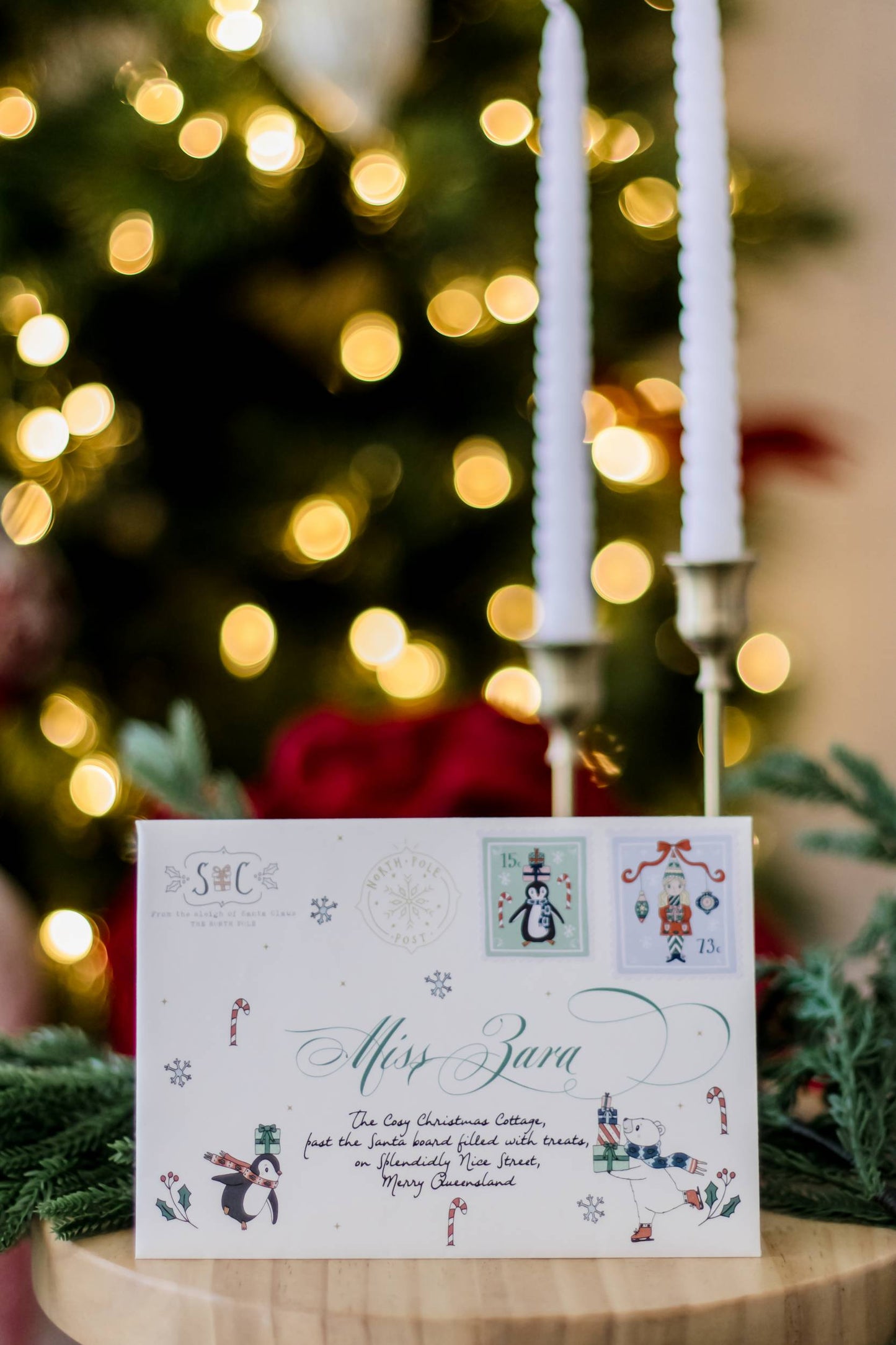 The Illustrated Christmas Morning Santa Letter