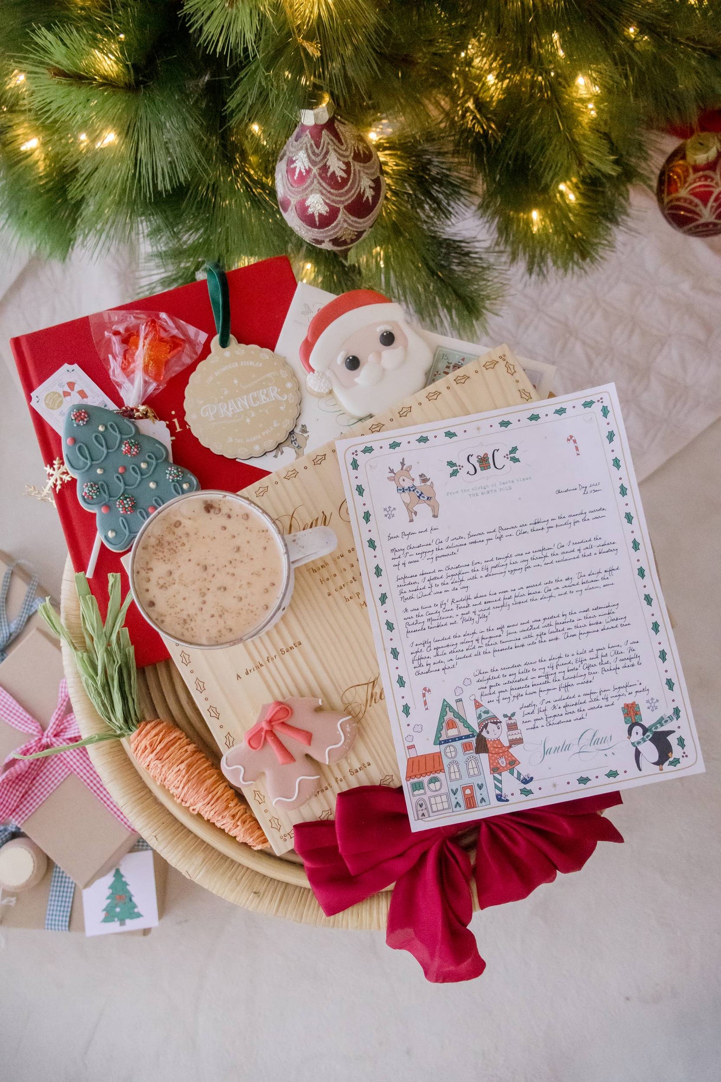 The Illustrated Christmas Morning Santa Letter