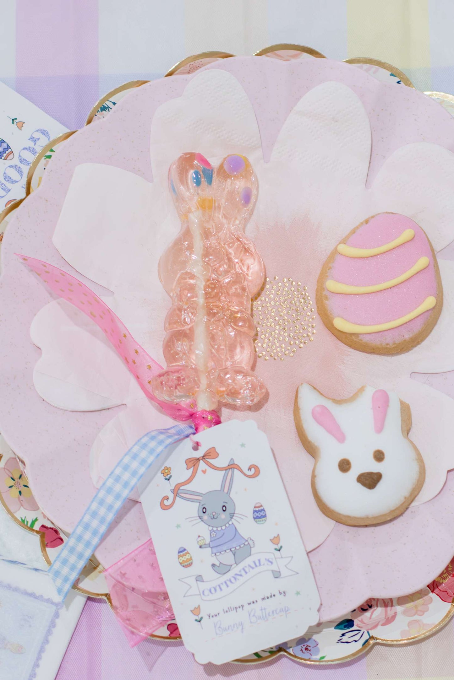 Bunny Lollipop - Cotton Candy Pink