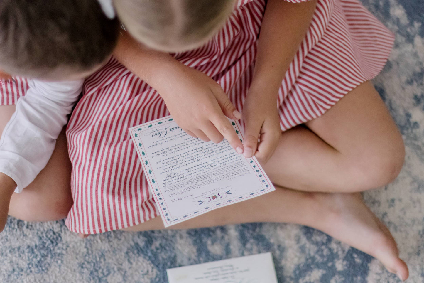 The Classic Christmas Morning Santa Letter