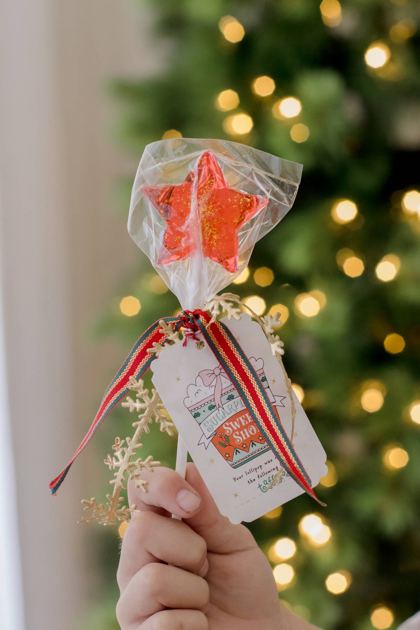 North Star Lollipop - Raspberry Red