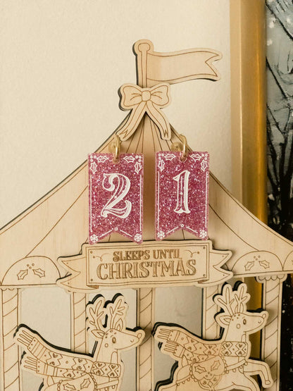 Merry Carousel Christmas Countdown