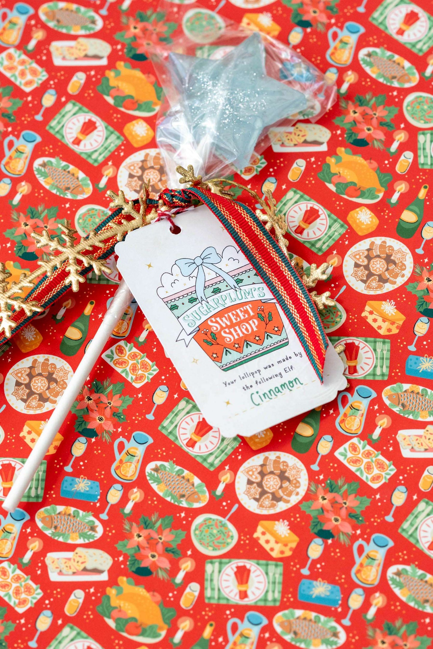 North Star Lollipop - Cotton Candy Blue