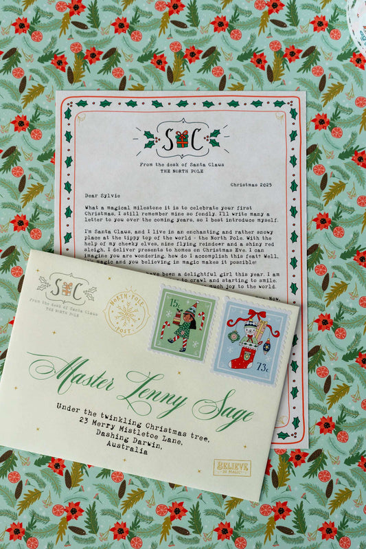 Baby’s First Christmas Santa Letter