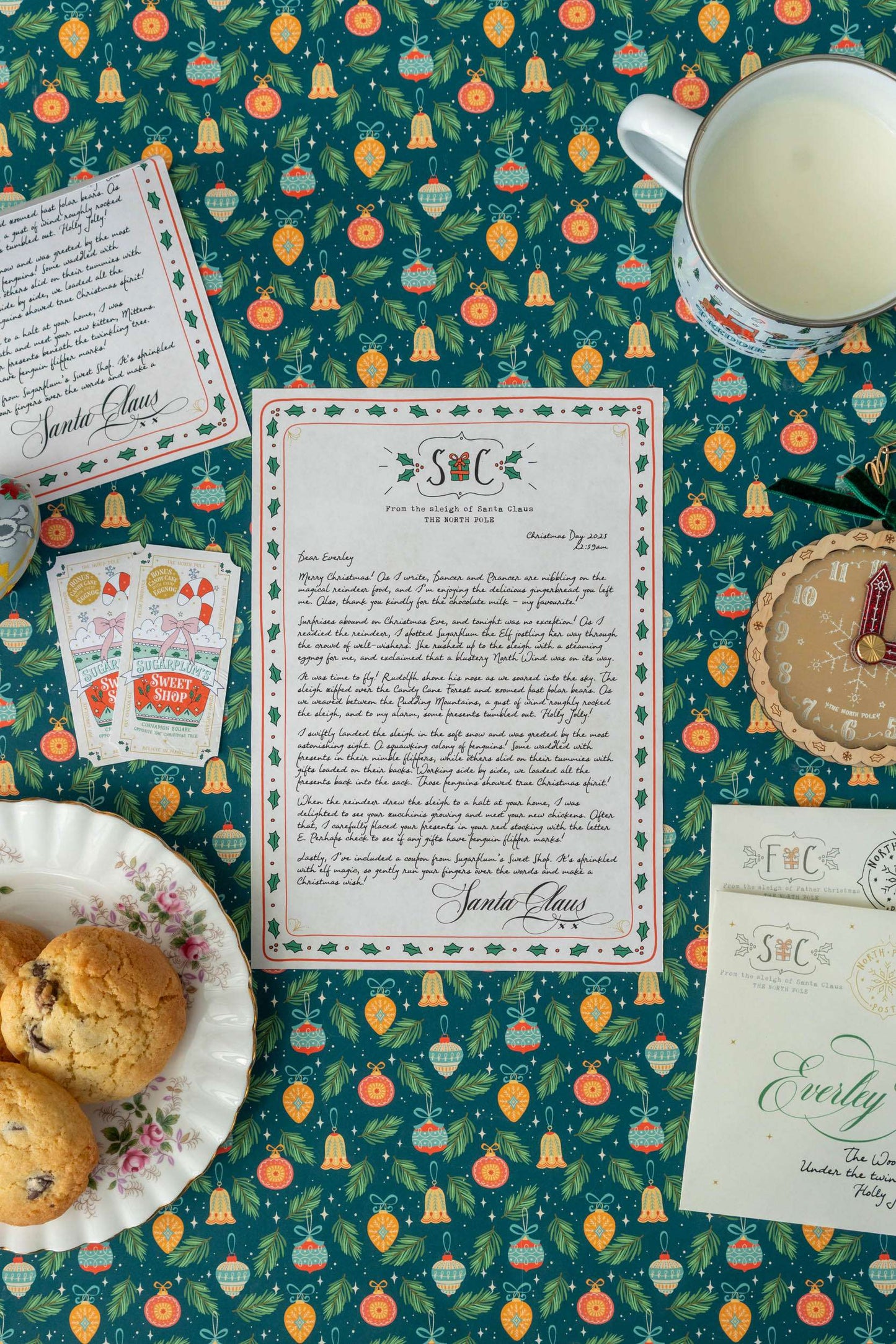 The Classic Christmas Morning Santa Letter