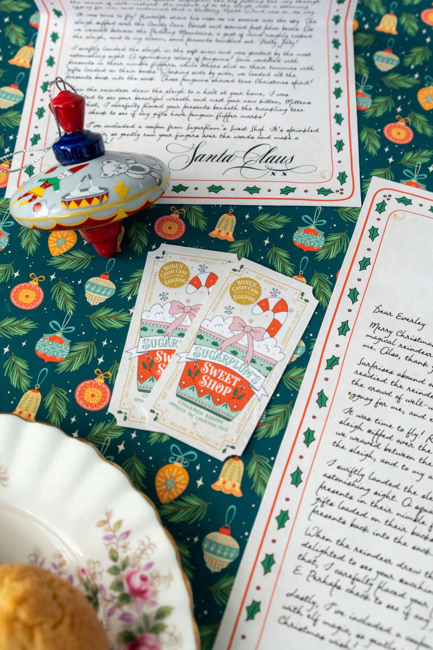 The Classic Christmas Morning Santa Letter