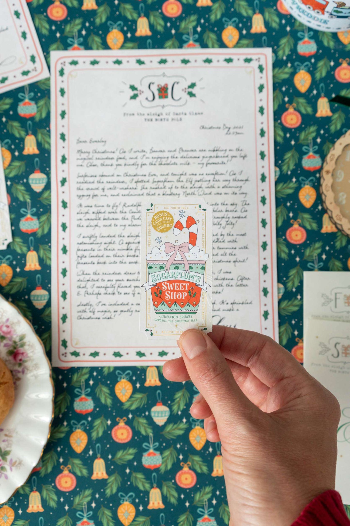 The Classic Christmas Morning Santa Letter