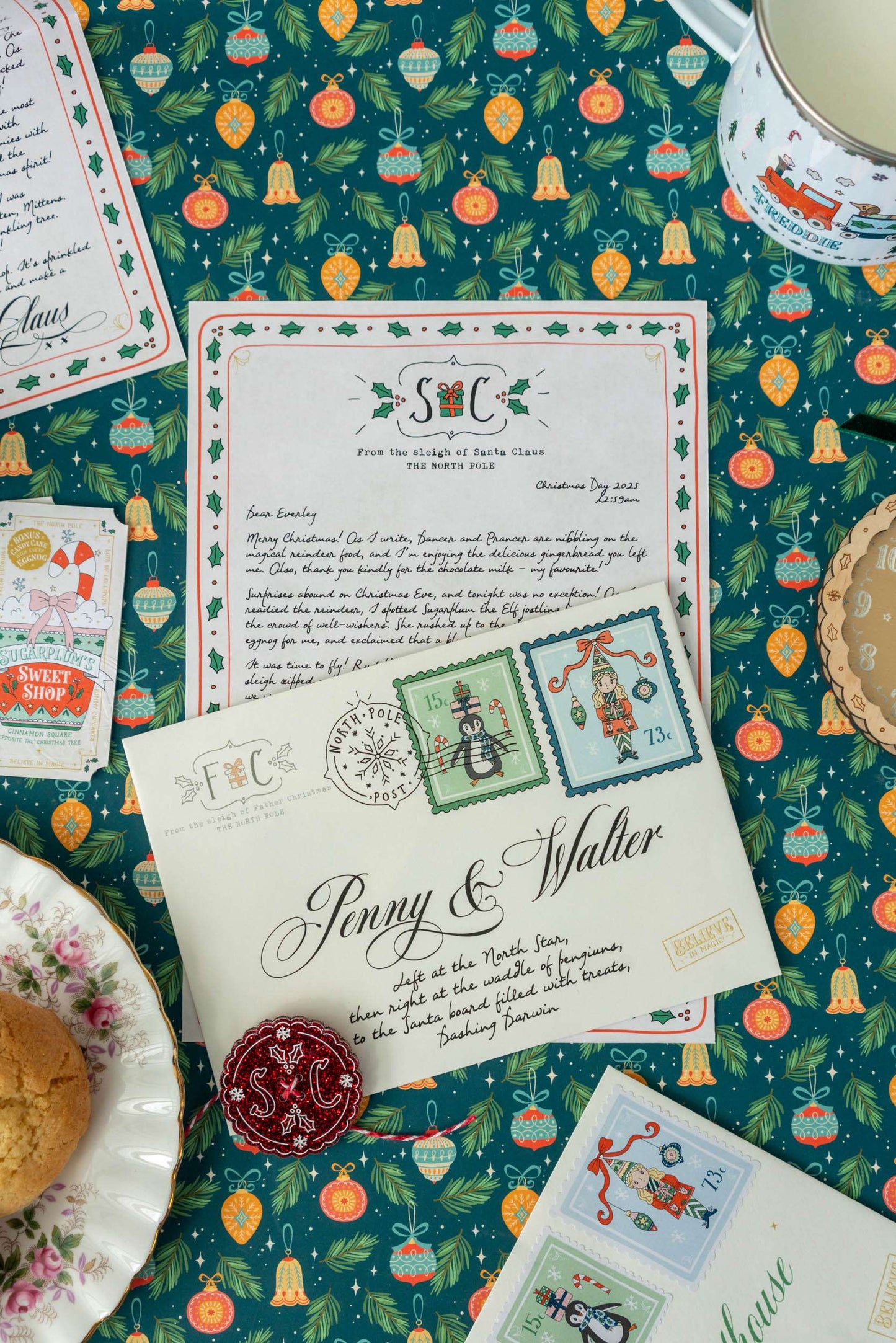 The Classic Christmas Morning Santa Letter