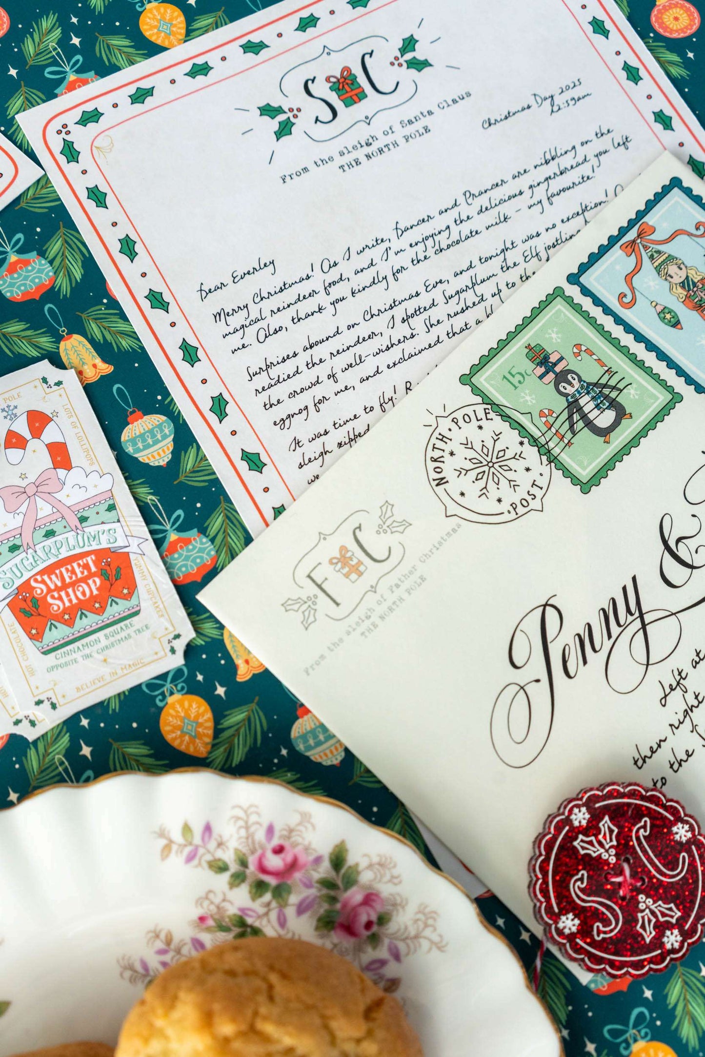 The Classic Christmas Morning Santa Letter