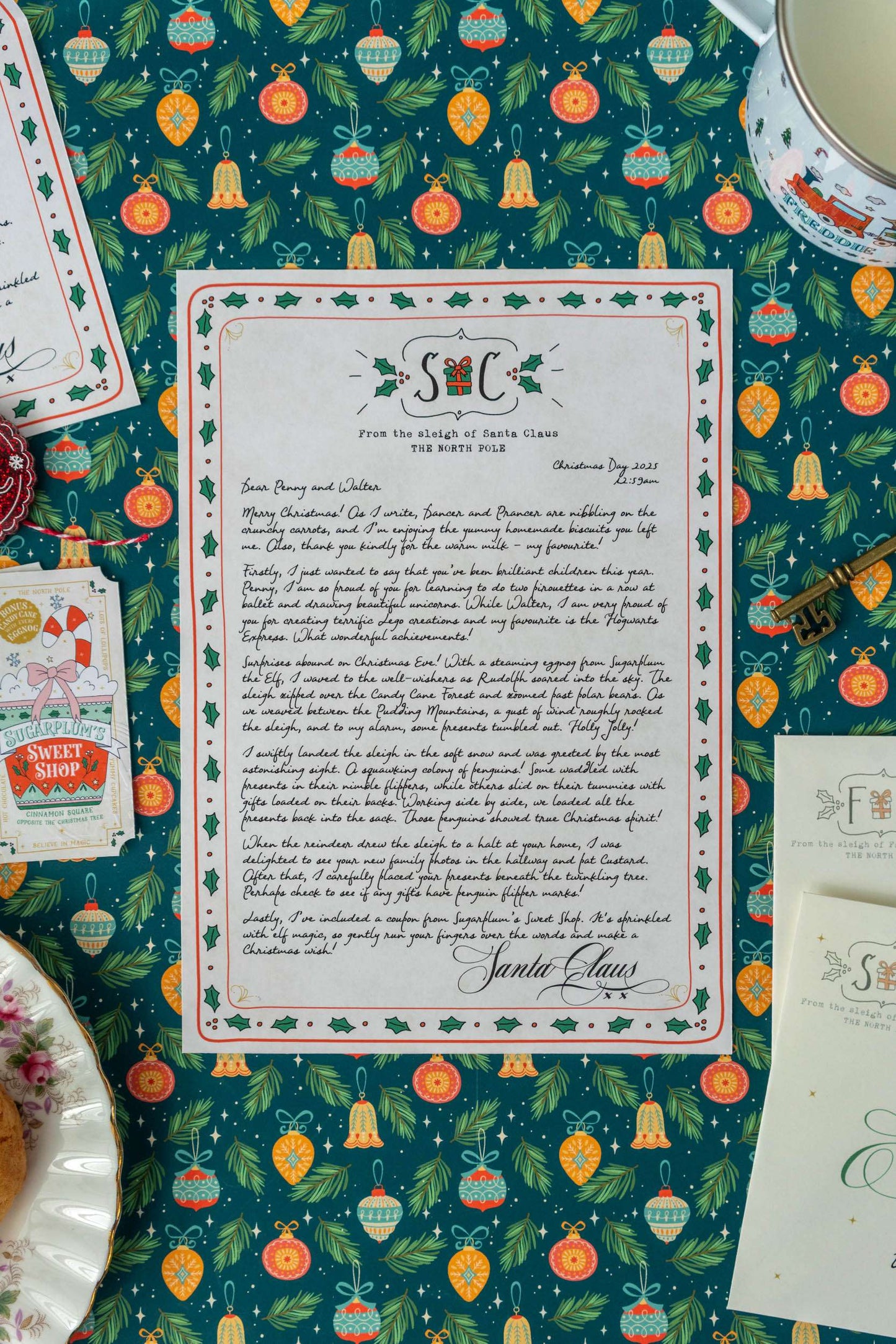 The Deluxe Christmas Morning Santa Letter