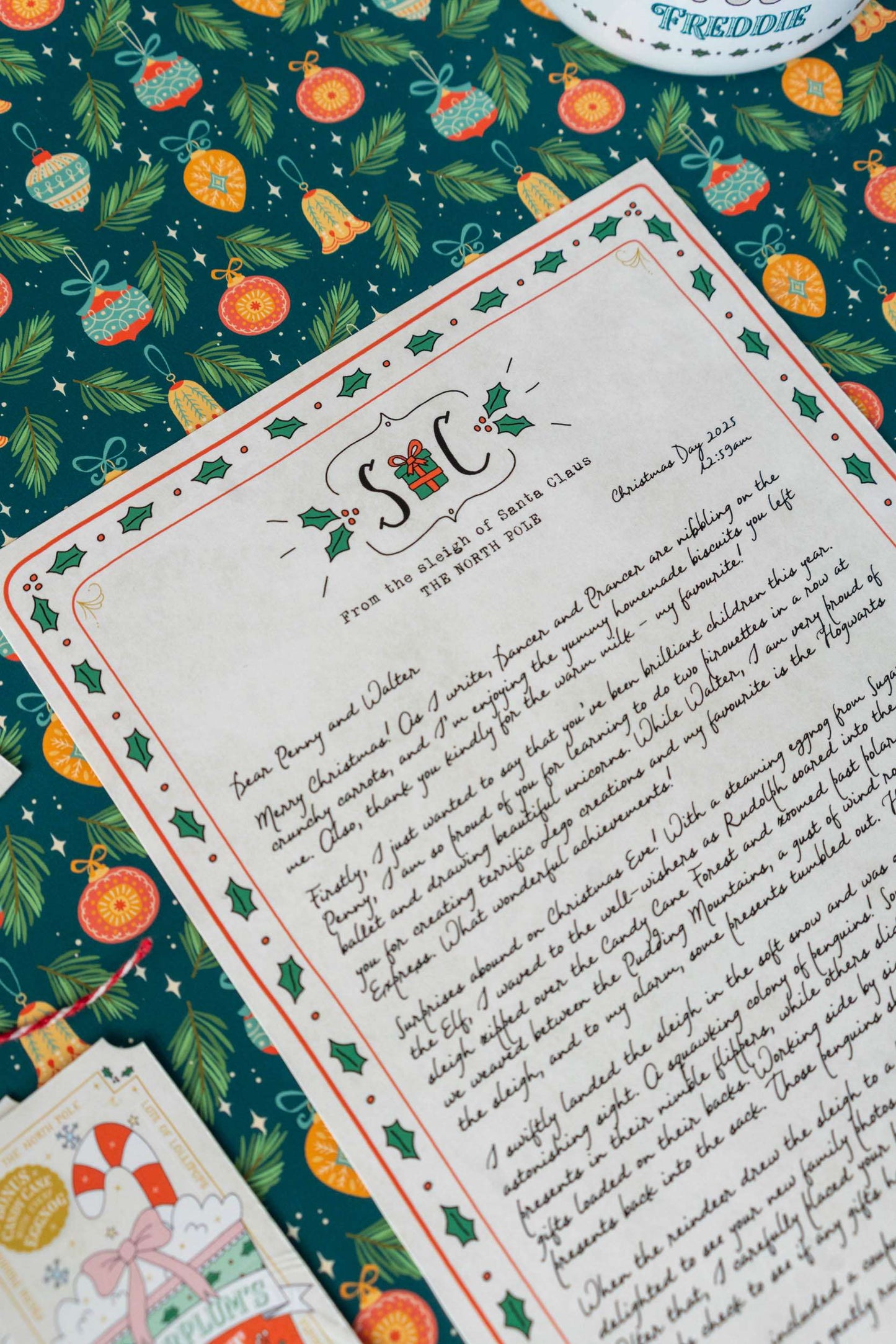 The Deluxe Christmas Morning Santa Letter