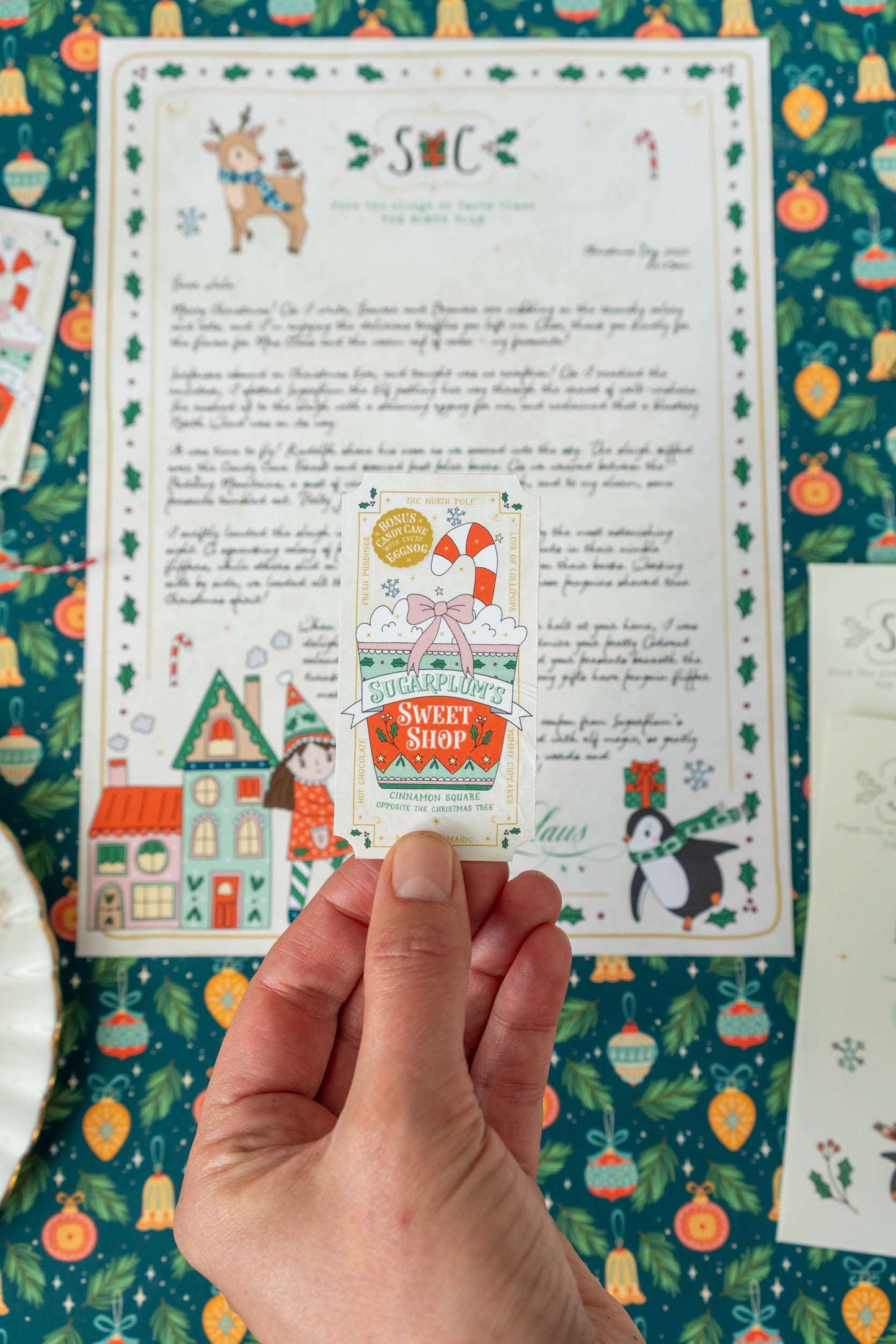 The Illustrated Christmas Morning Santa Letter