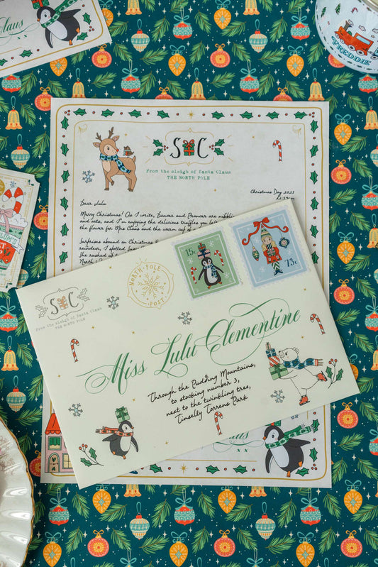 Backdated The Illustrated Christmas Morning Santa Letter