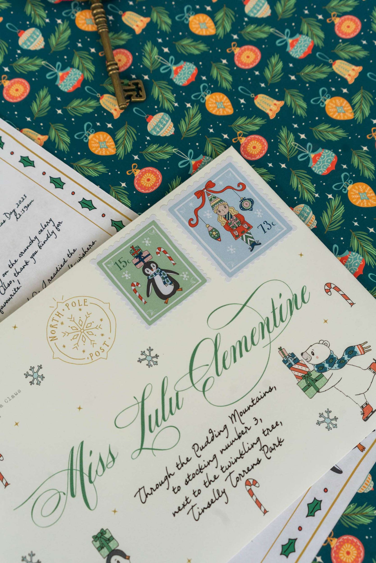 The Illustrated Christmas Morning Santa Letter