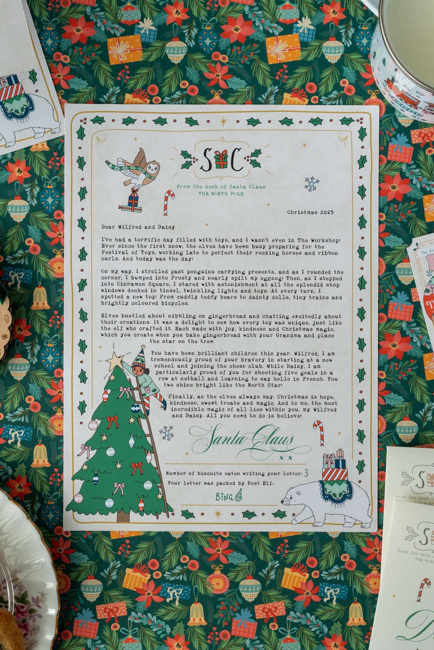 The Illustrated Santa Letter