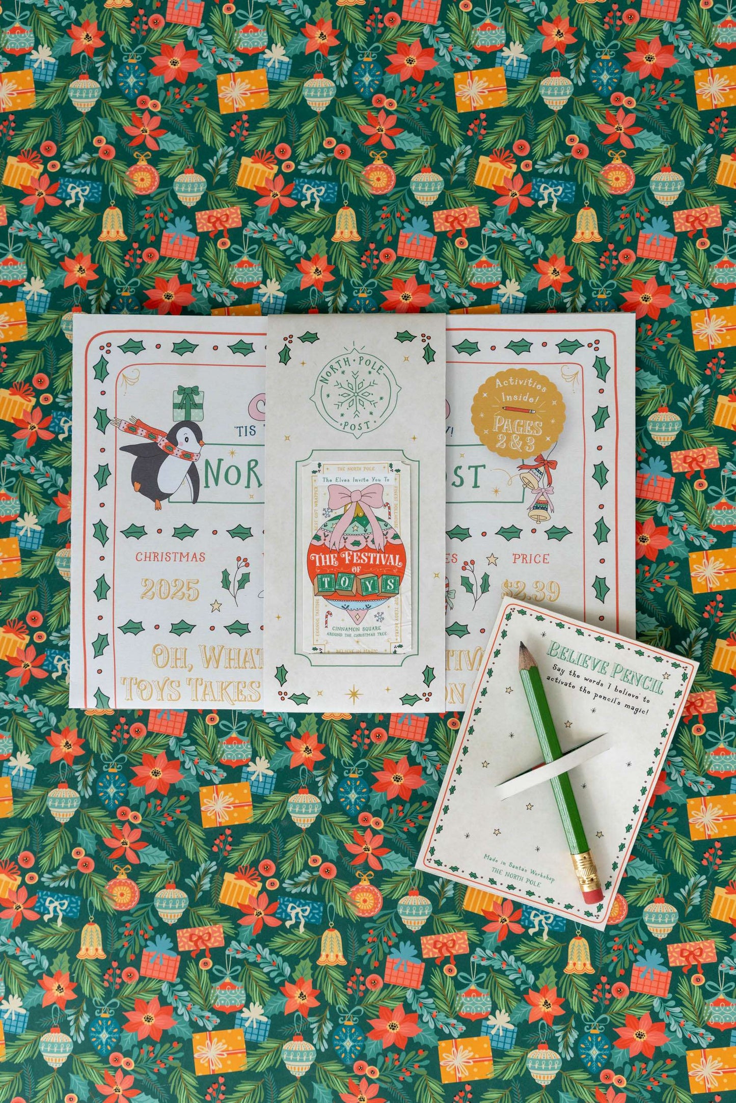 North Pole Post & Pencil Bundle