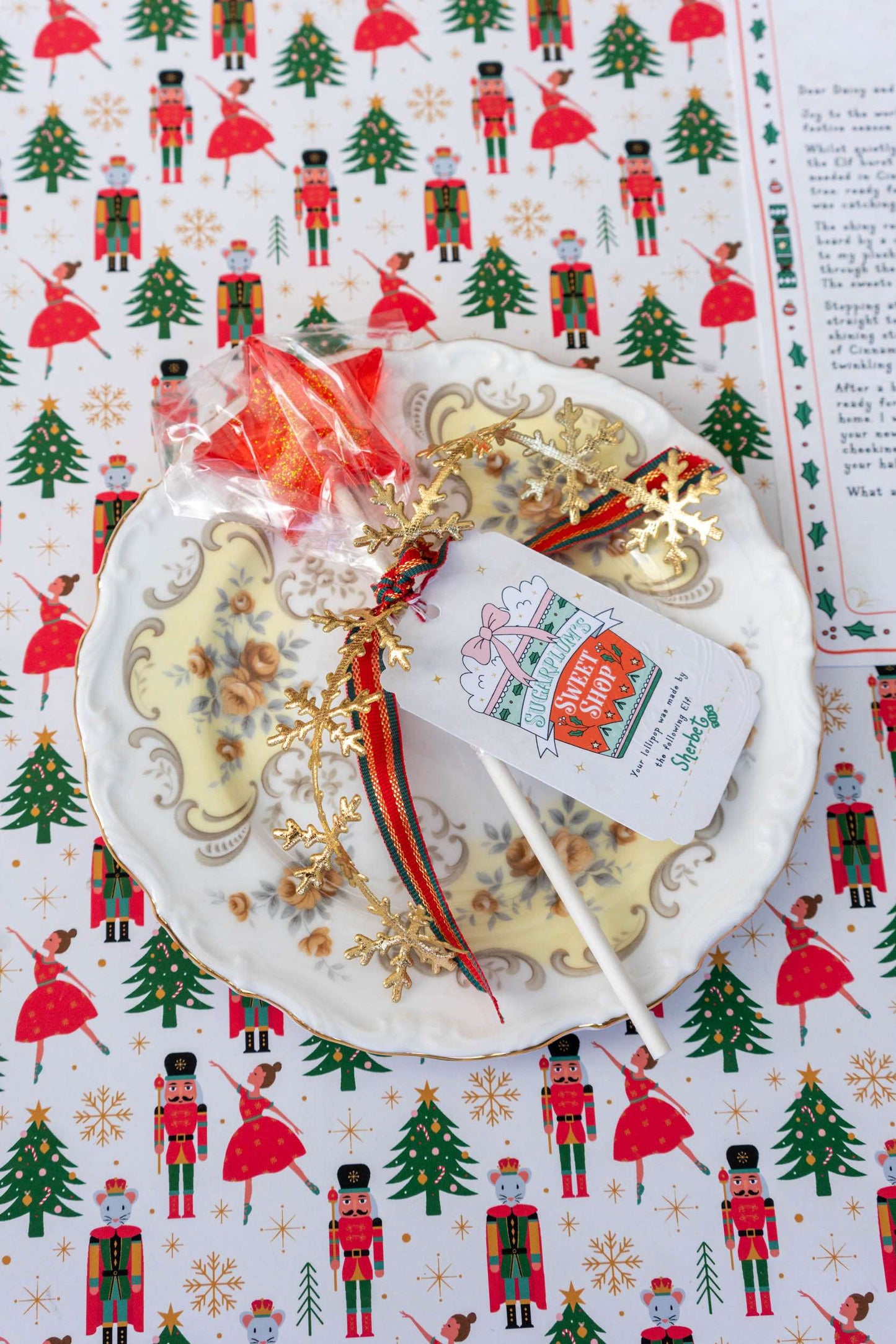 North Star Lollipop - Raspberry Red