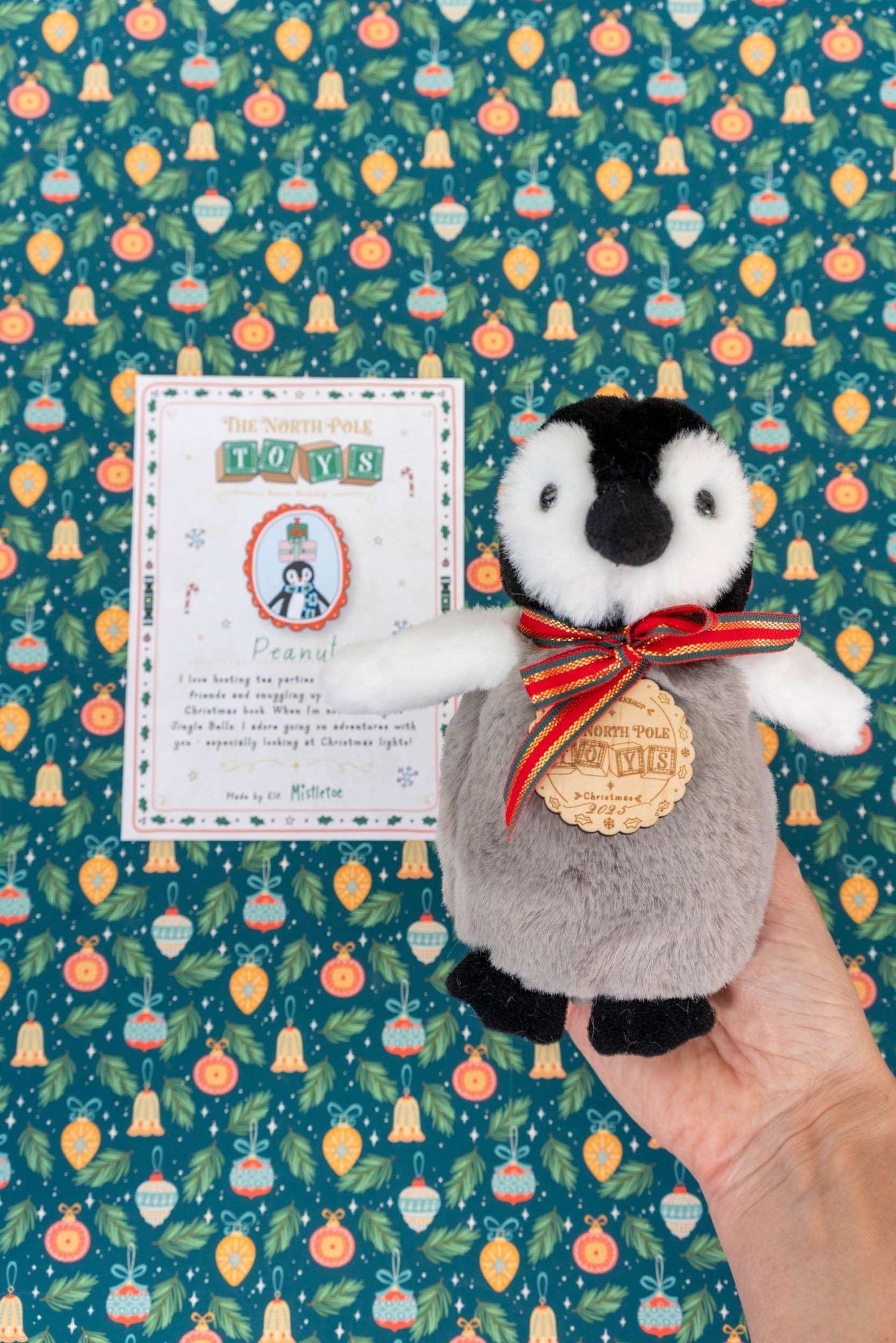 Peanut the Penguin Soft Toy