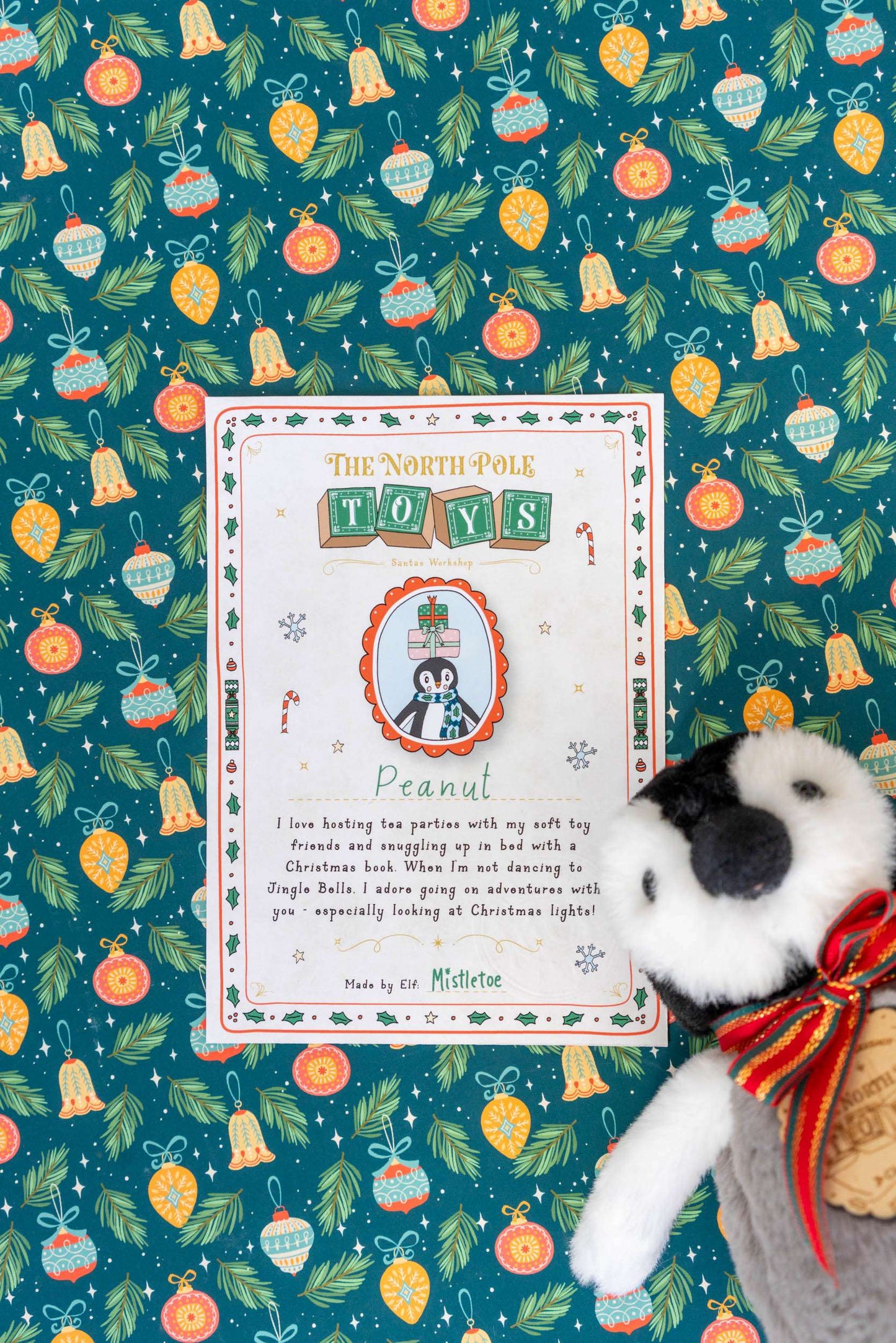 Peanut the Penguin Soft Toy