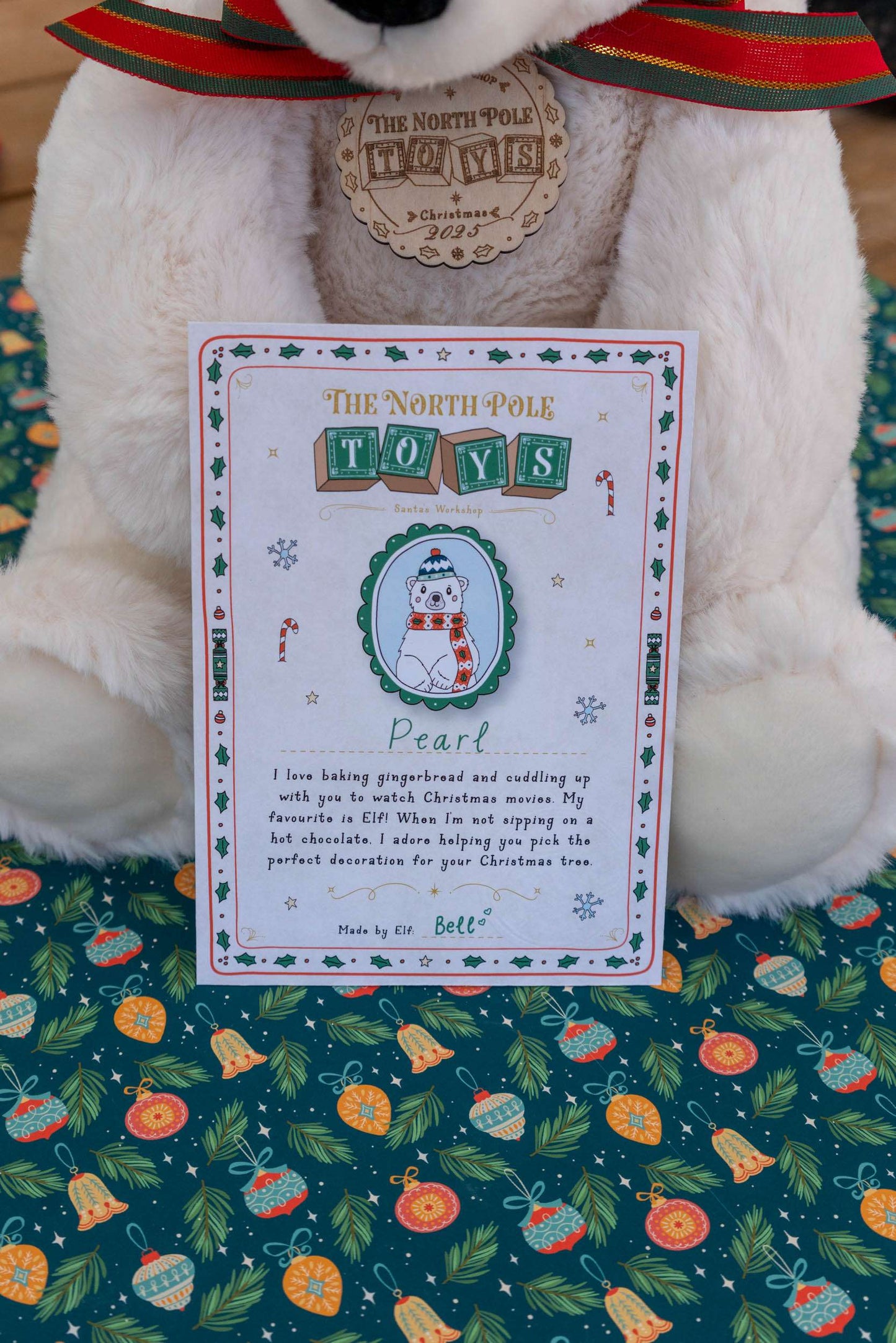 Pearl the Polar Bear Soft Toy