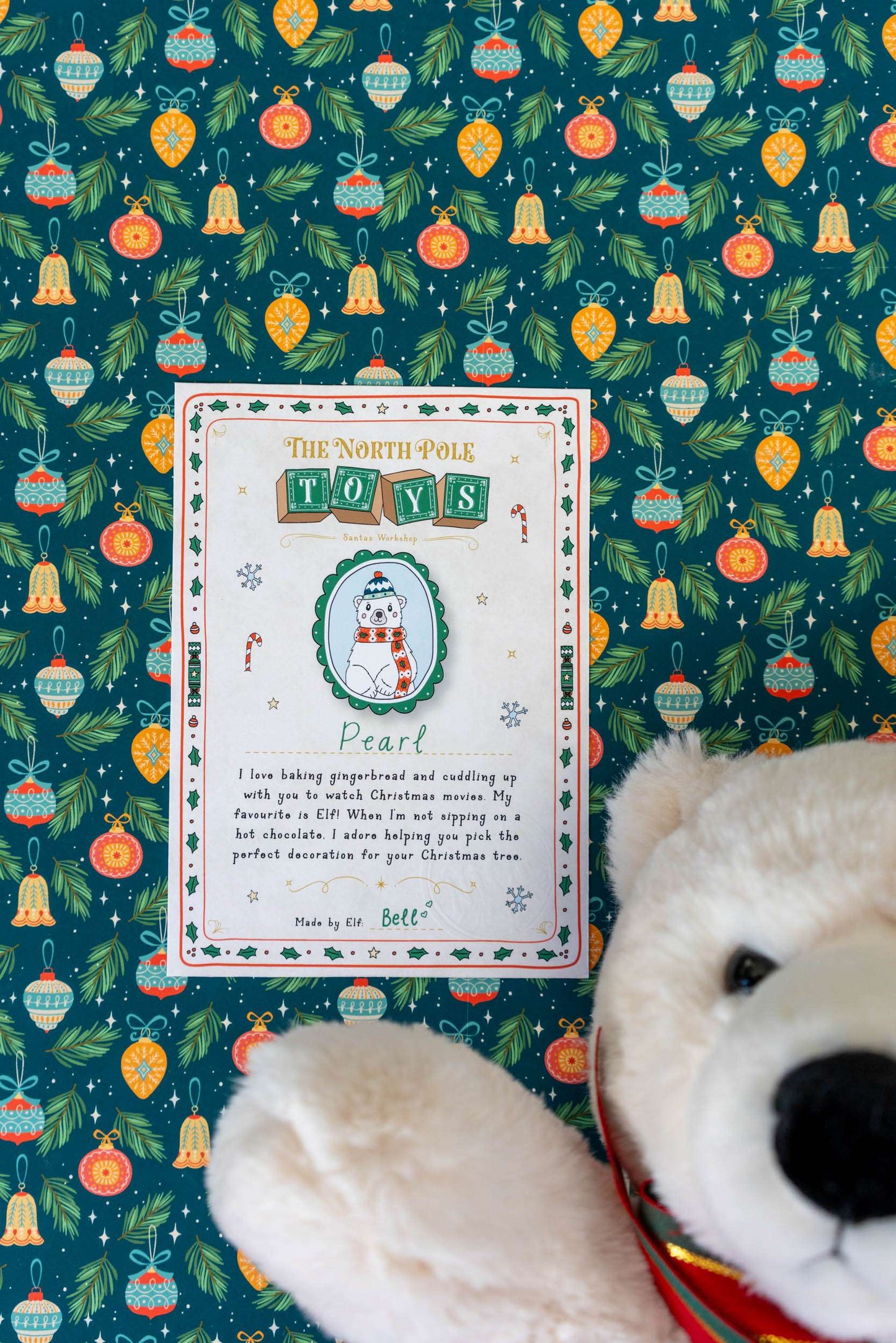 Pearl the Polar Bear Soft Toy