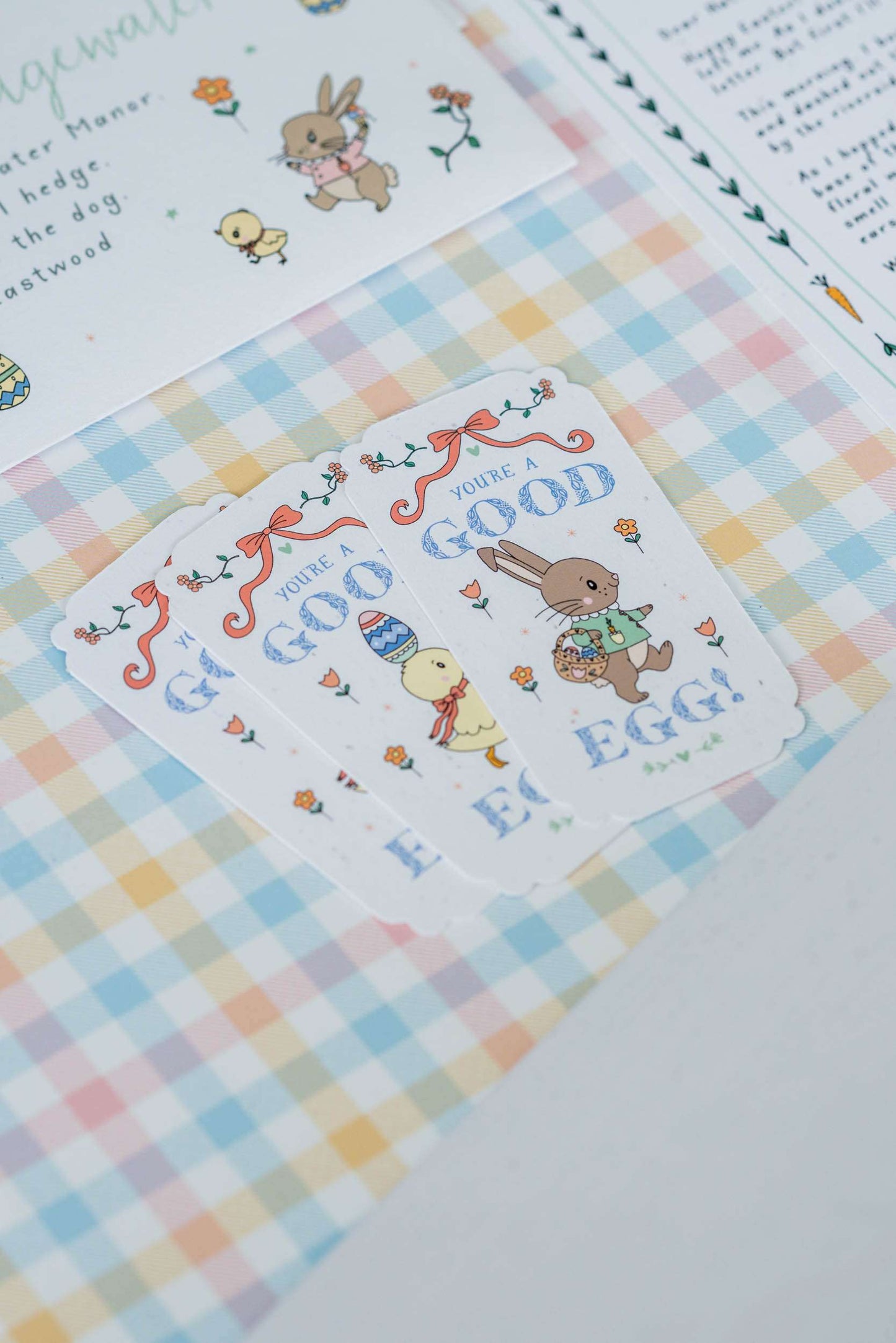 Illustrated Easter Bunny Letter