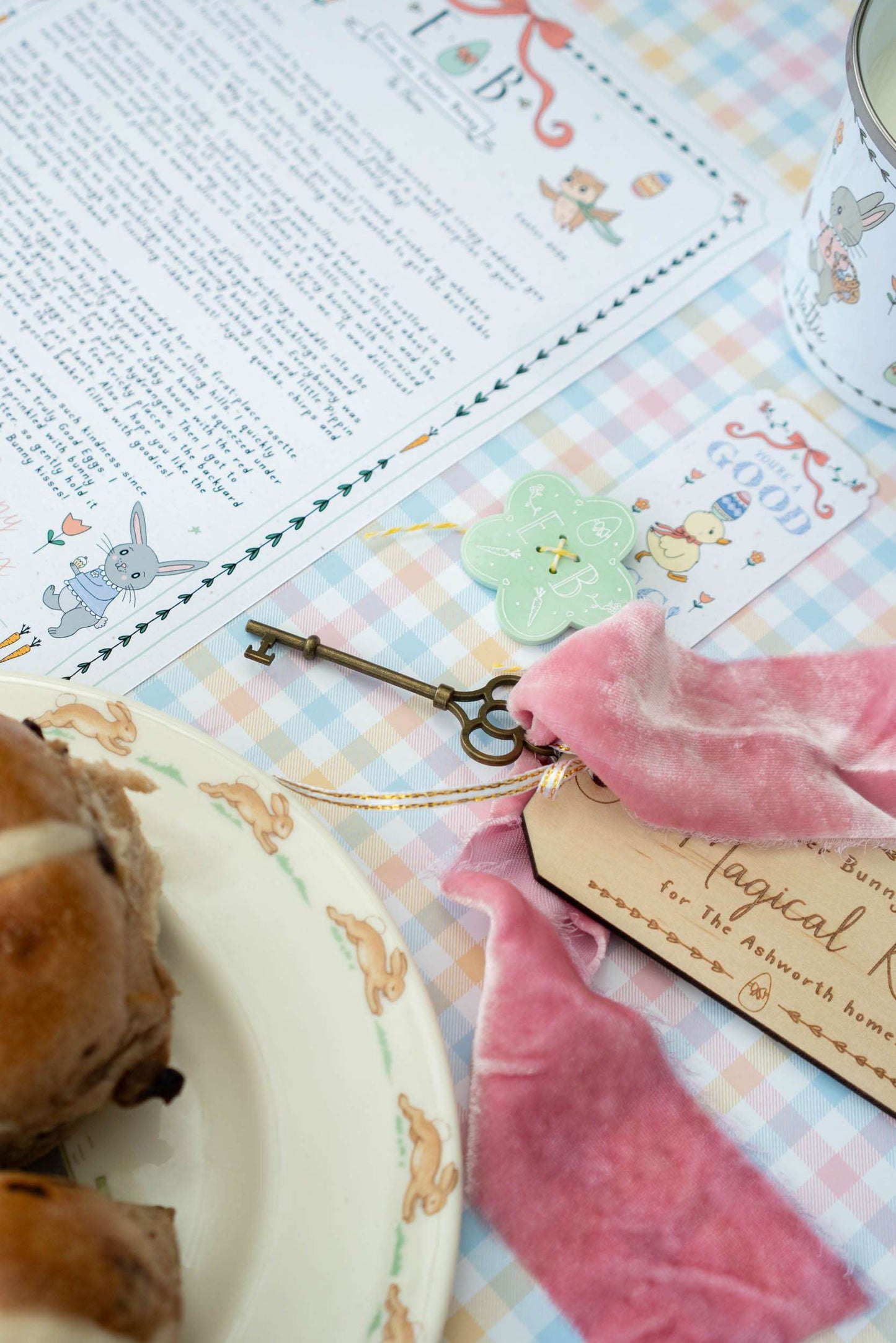 Illustrated Easter Bunny Letter