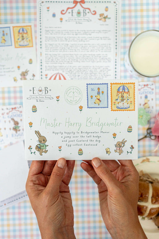 Illustrated Easter Bunny Letter