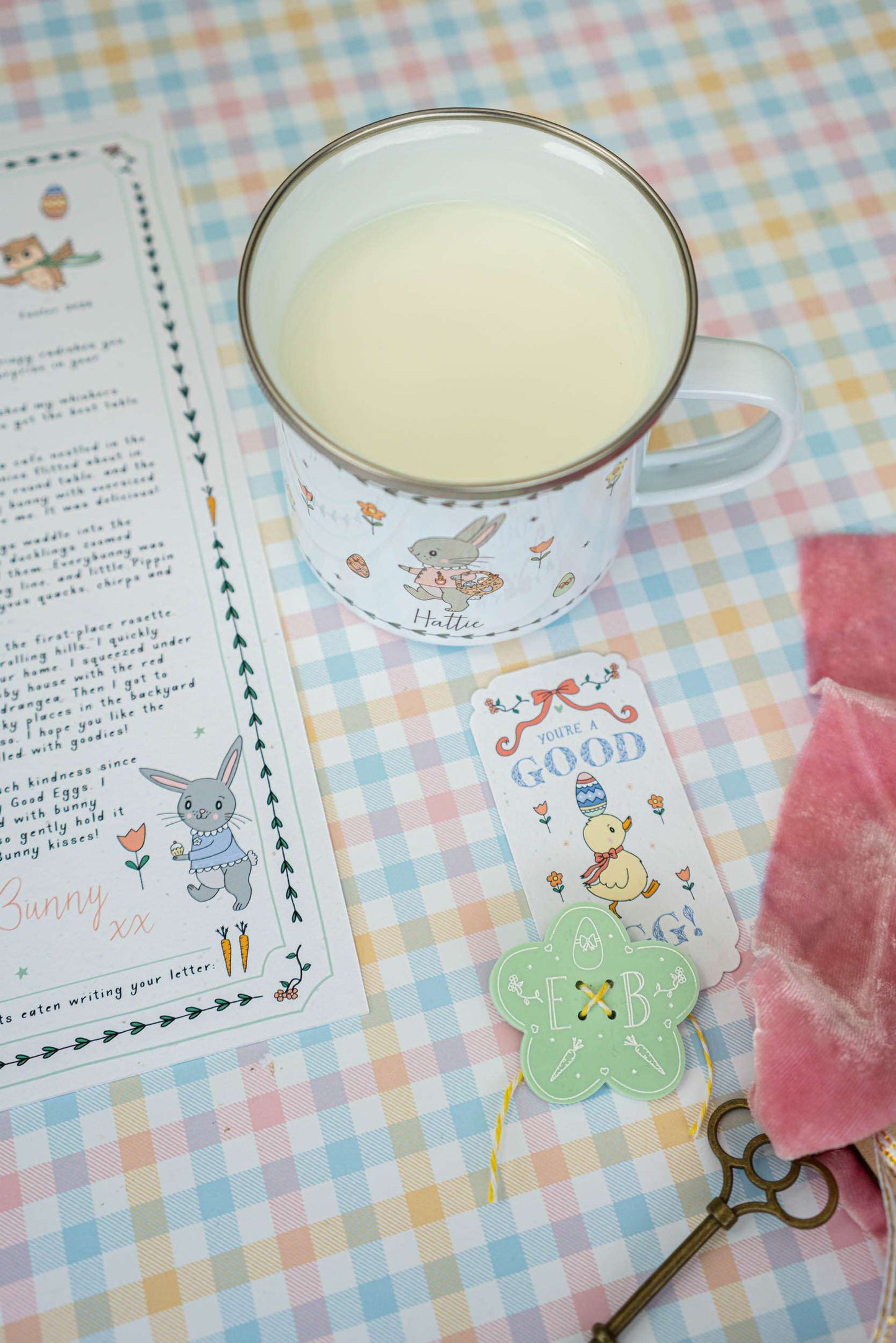 Illustrated Easter Bunny Letter