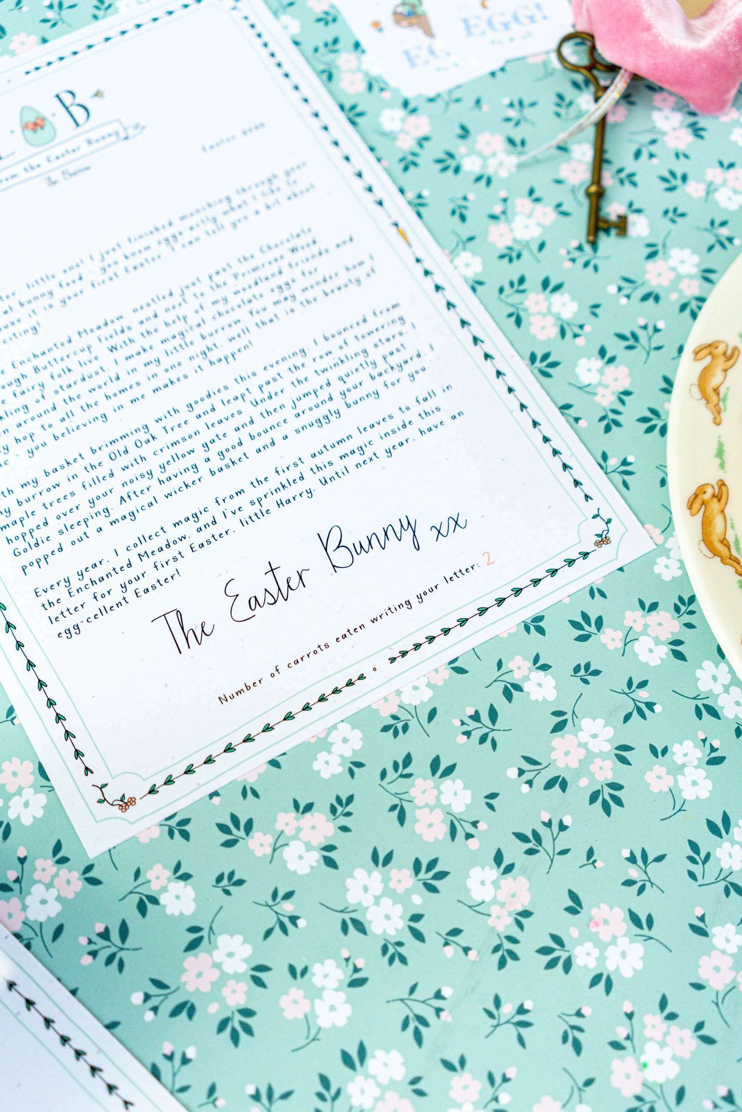 Baby’s First Easter Bunny Letter