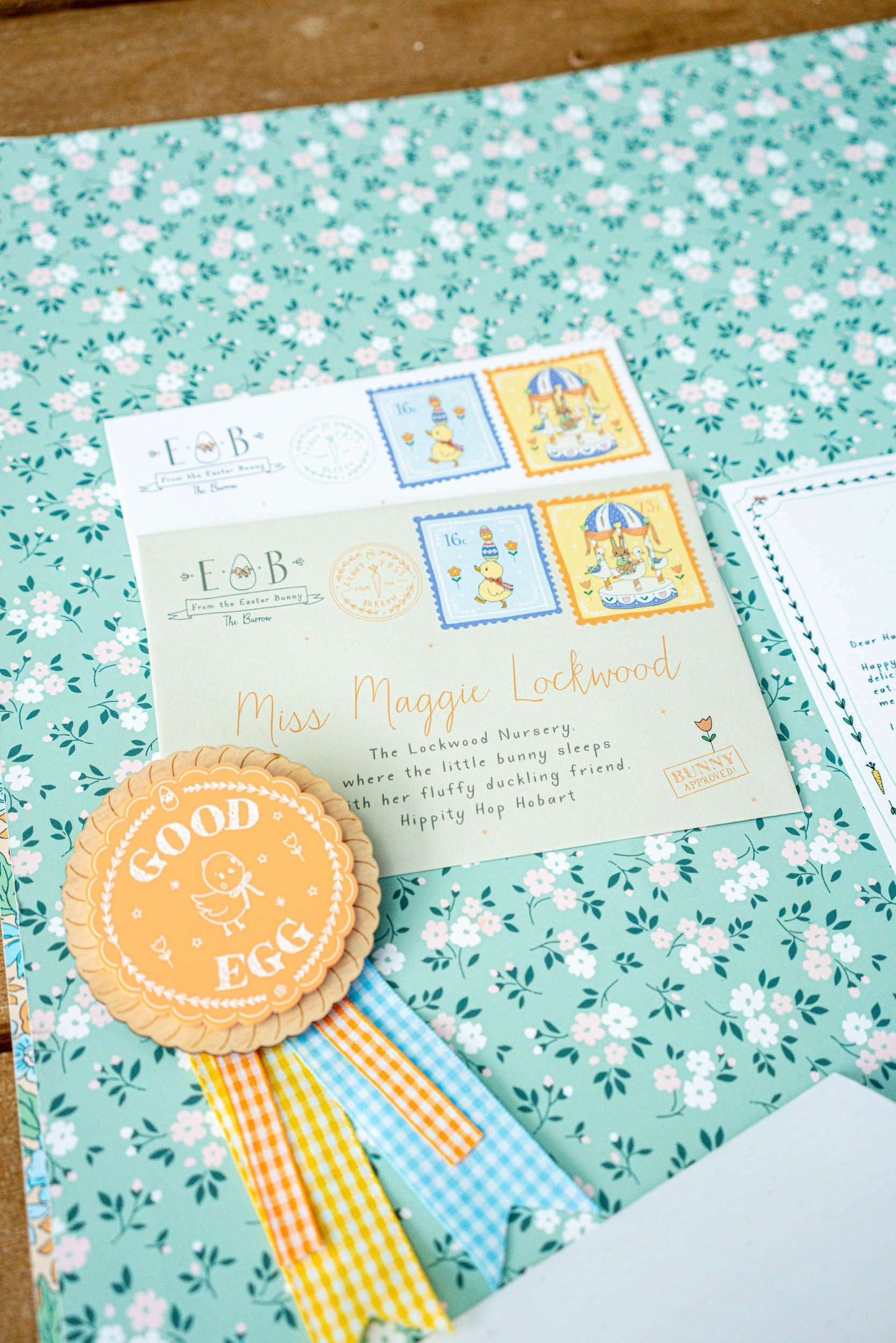 Baby’s First Easter Bunny Letter