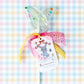 Blue Butterfly Lollipop - Cotton Candy Blue