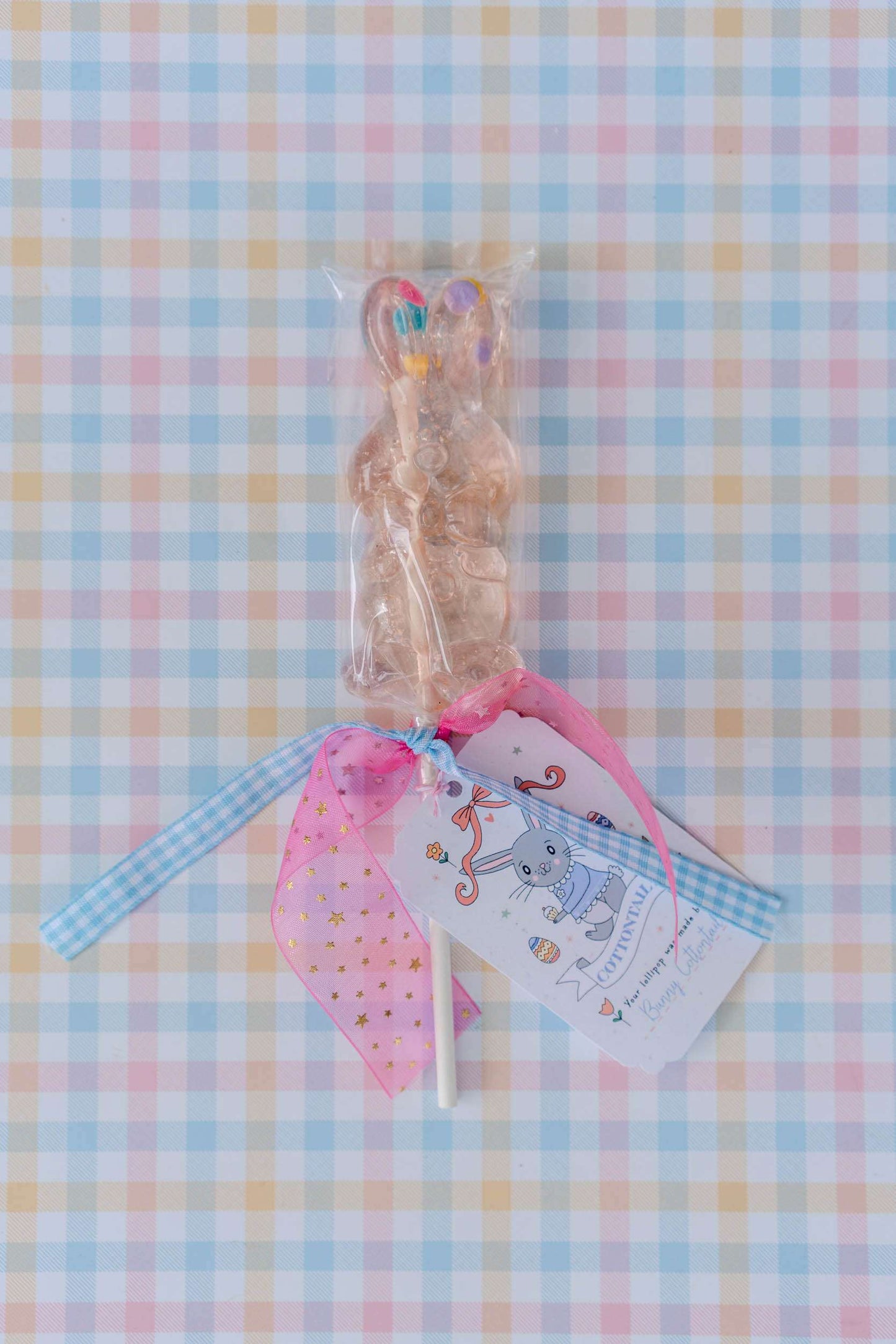 Bunny Lollipop - Cotton Candy Pink